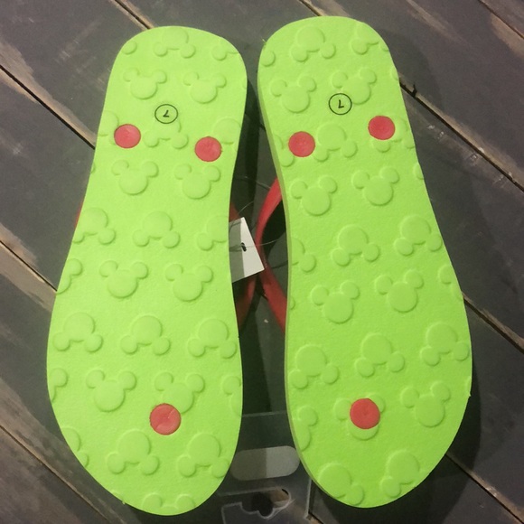 Disney Parks tropical flip flops - Picture 2 of 2